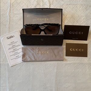 Authentic Gucci Bamboo Sunglasses